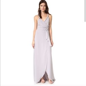 Joanna August Parker Twist Wrap Chiffon Dress